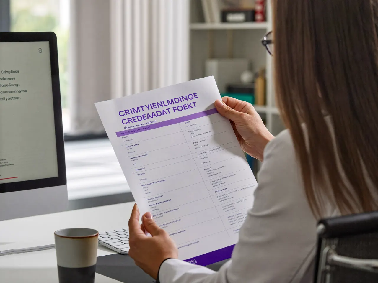 hero — provider reviewing a credentialing application checklist